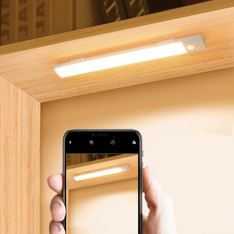 Motion Sensor LED Light — Magnetic, Rechargeable, No Wiring Needed