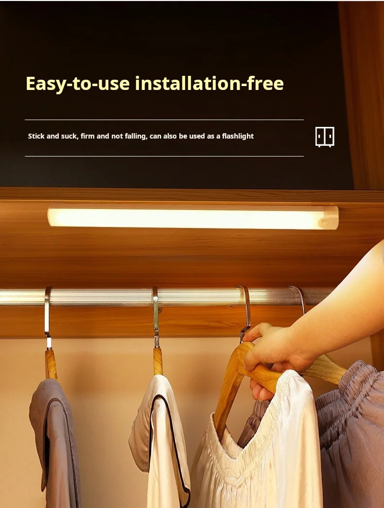 Motion Sensor LED Light — Magnetic, Rechargeable, No Wiring Needed