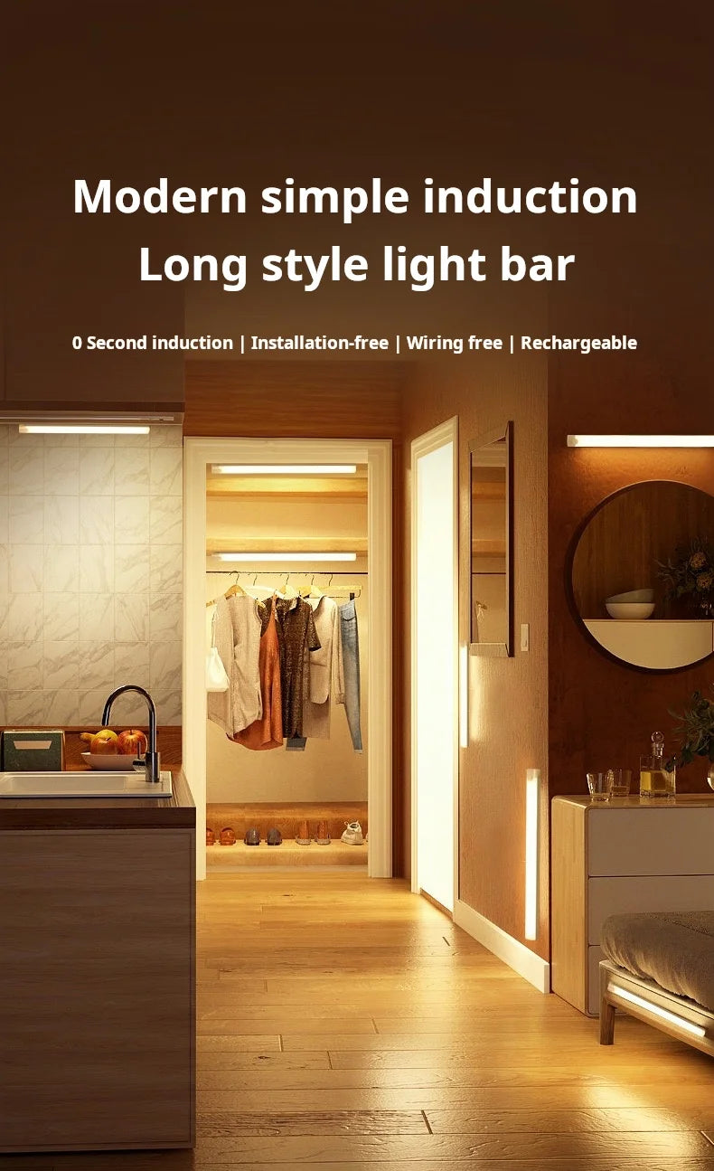 Motion Sensor LED Light — Magnetic, Rechargeable, No Wiring Needed