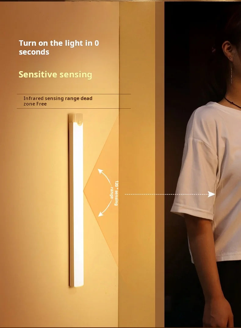Motion Sensor LED Light — Magnetic, Rechargeable, No Wiring Needed